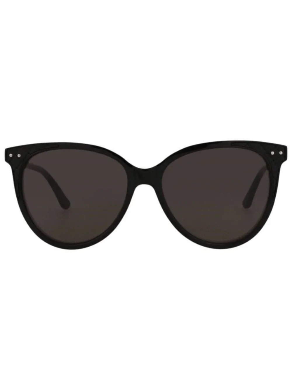 New Bottega Veneta Womens Cat Eye Black Black Grey Fashion Designer Sunglasses